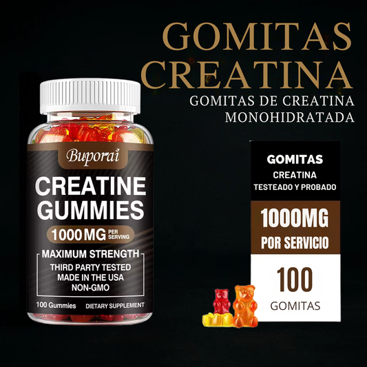 GOMITAS DE CREATINA MONOHIDRATADA